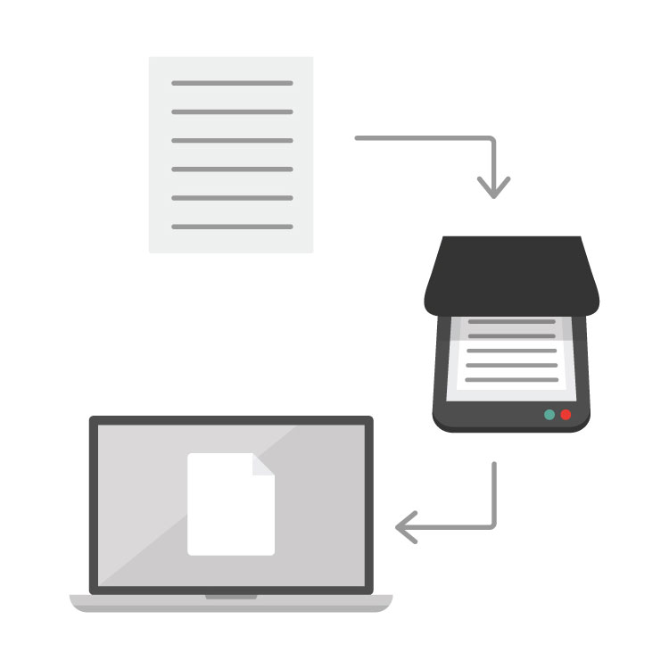 on-site document scanning prep